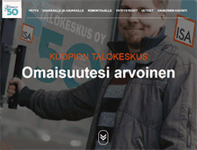 Tablet Screenshot of kuopiontalokeskus.fi